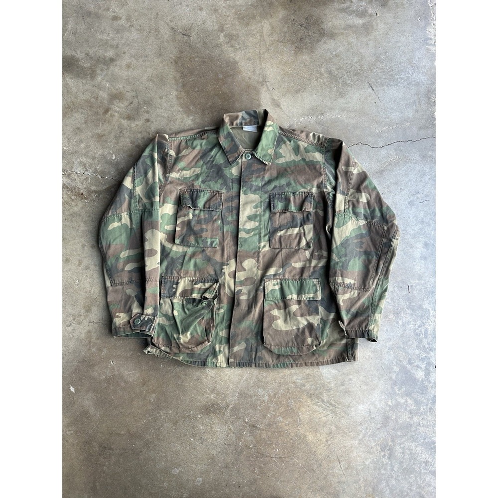 Vintage 60s/70s Jungle Camo Military‎ Jacket